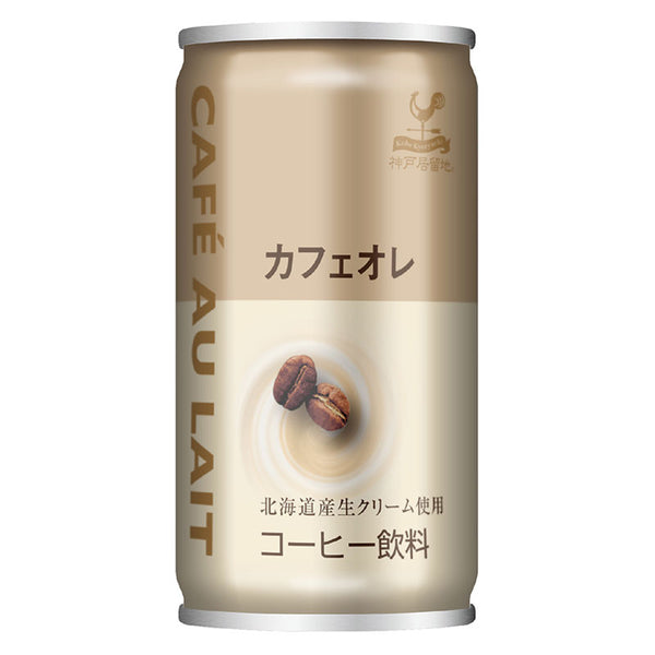 楽天市場】[送料無料]神戸居留地 カフェオレ 185g缶×90本［30本