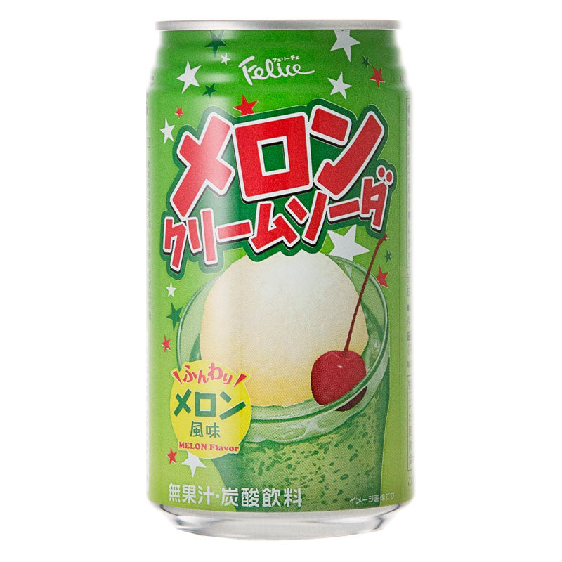 Tasty World! |フェリーチェ メロンクリームソーダ 350ml 24缶セット