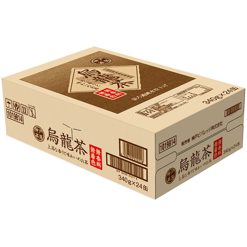 神戸茶房 烏龍茶 340g 24缶セット
