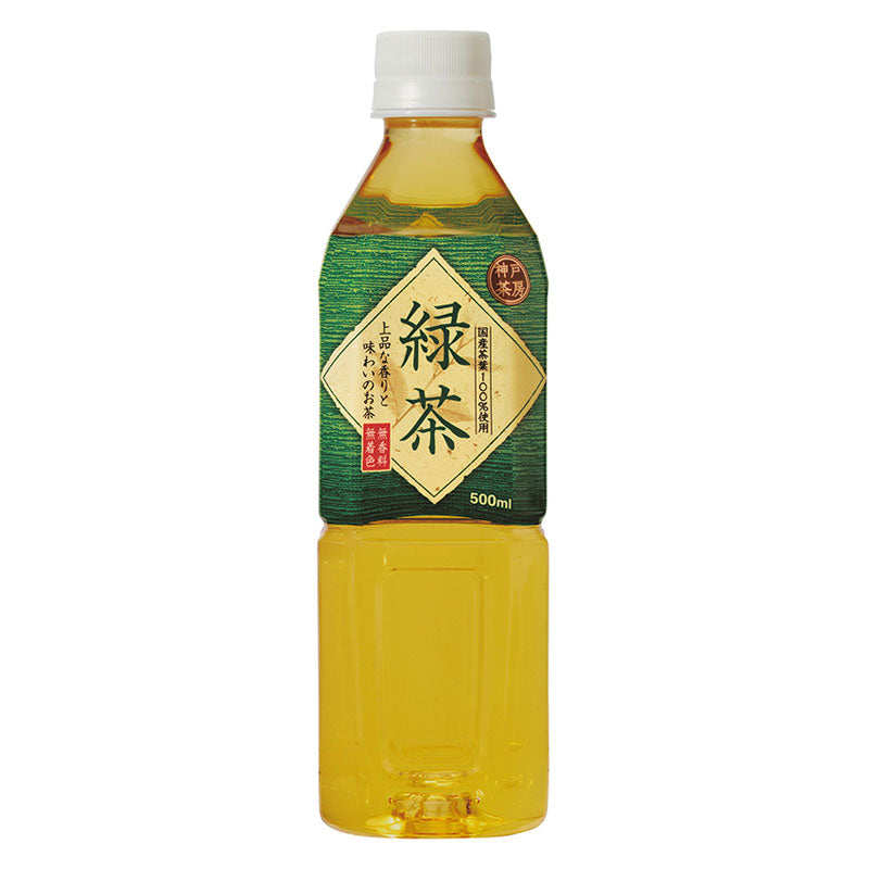 神戸茶房 緑茶 500ml 24本セット