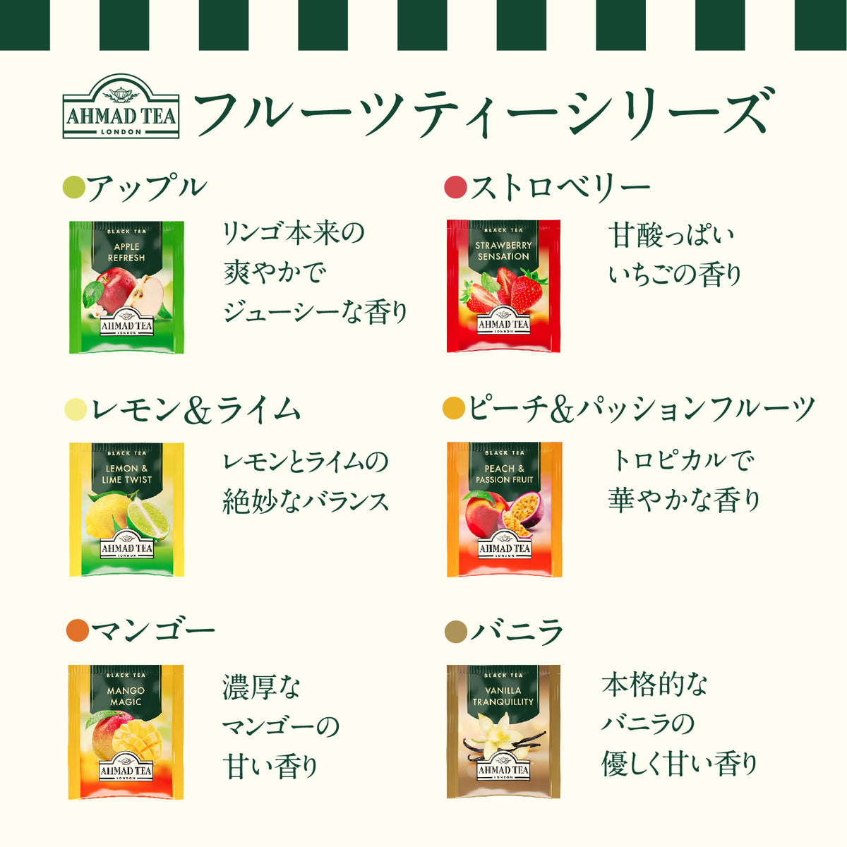 アーマッドティー ストロベリー ティーバッグ | Tasty World!