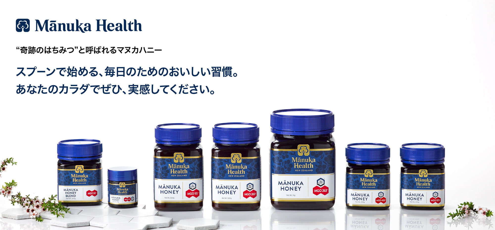 マヌカハニー MGO400+ 500g 送料込み ニュージーランド はちみつ 蜂蜜 緩けれ マヌカヘルス manuka health ×