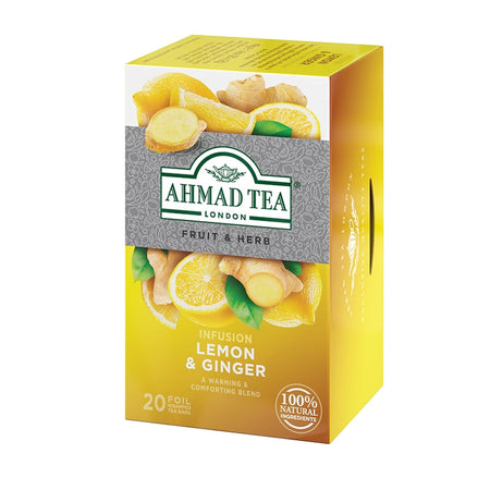 Tasty World! | アーマッドティー レモン&ジンジャー ティーバッグ 20袋