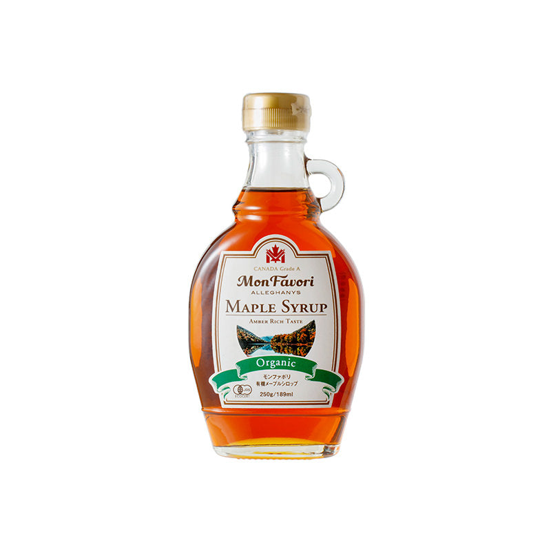 メープルシロップ 50ml メープルリーフ型 メープルシロップ メープルリーフ ガラスジャー (Aグレード 濃く